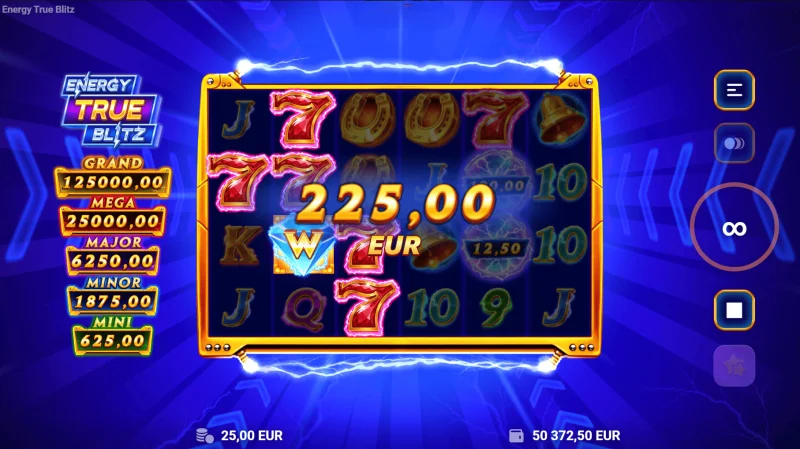 Energy True Blitz - добивка на собрани Cash-симболи